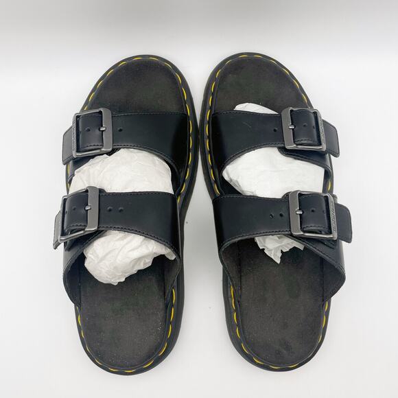 Dr. Martens Unisex Josef Leather Sandal Size US M7 W8 EU 39 Buckle Strap NIB - Picture 8 of 11